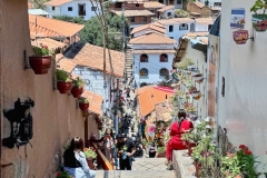 Stopped at this street on our way down from Sacsayhuaman. Decided to divert here for a coffee and rest.